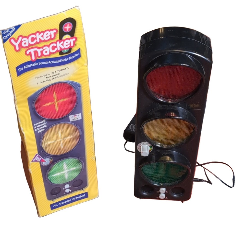 Yacker Tracker Adjustable Sound-Activated Noise Monitor TAG2001 Learning System